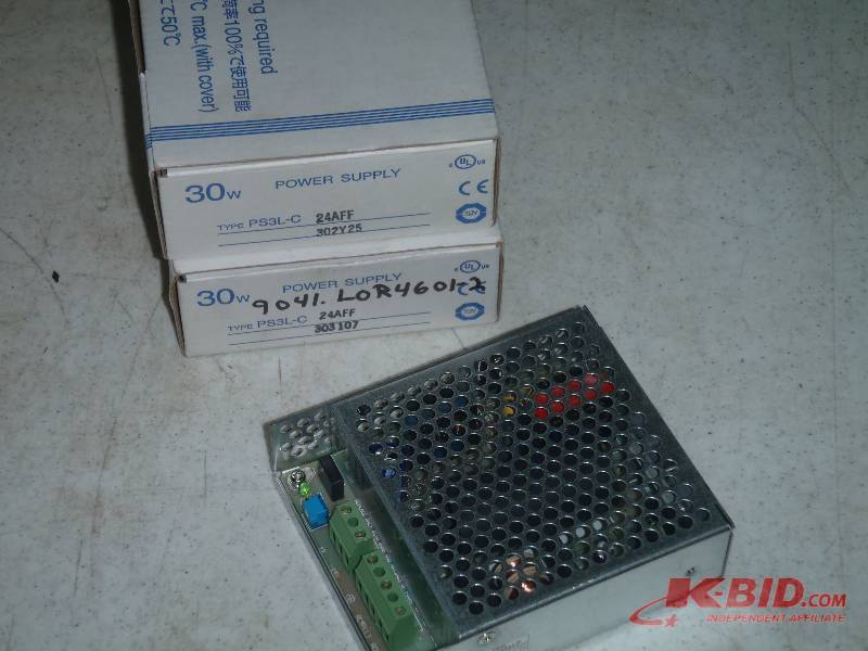 lot 203 image: Two (2) PS3L-C 24AFF Power Supply 30W
