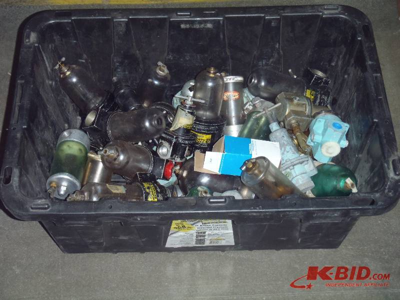 lot 234 image: Large Container of Filters, Valves, Etc.