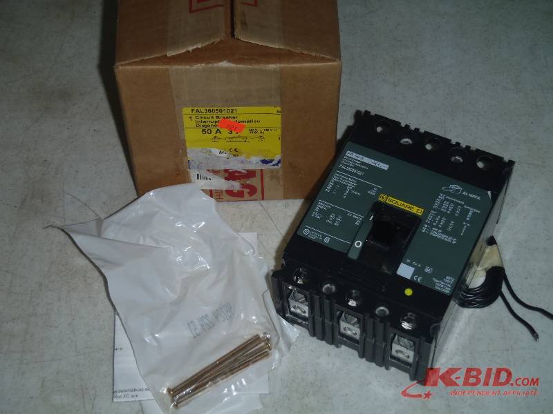 lot 258 image: Square D FAL360501021 Circuit Breaker