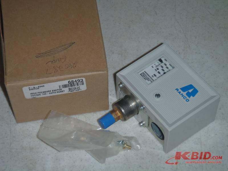 lot 280 image: Ranco 68394 High Pressure Switch