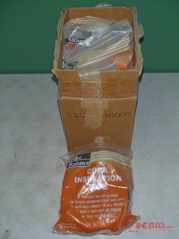 lot 306 image: Box of Hydro Balance Cork Insulation Tape