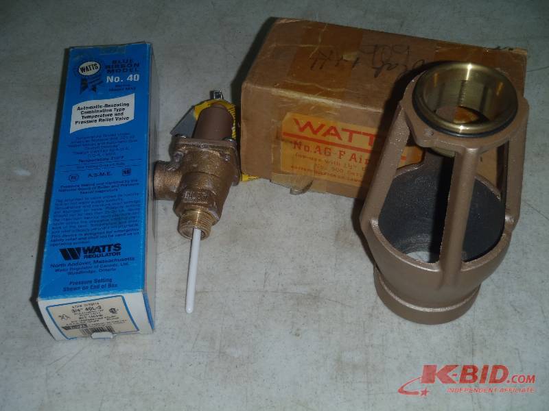 lot 321 image: Watts Relief Valve and Air Gap