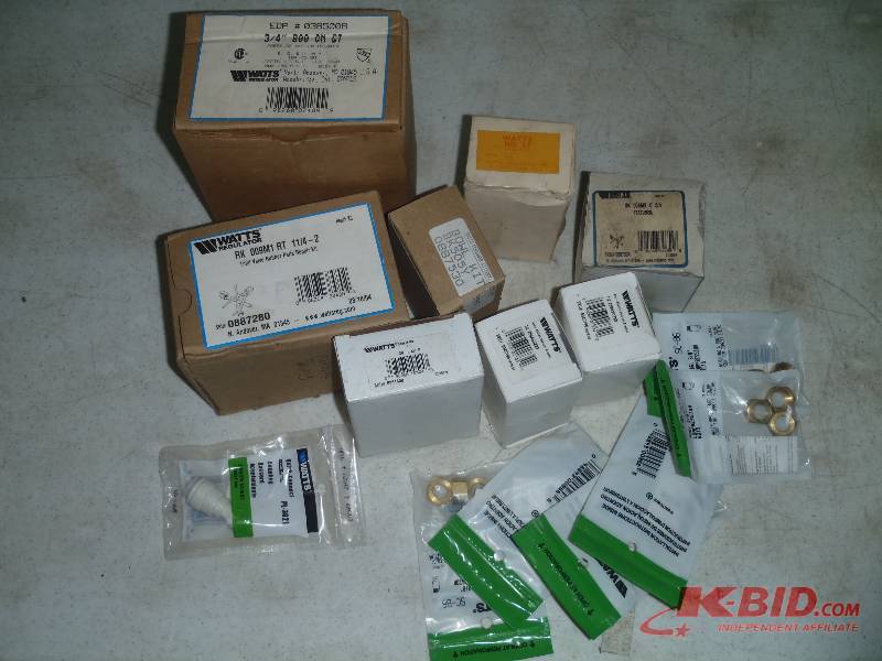 lot 322 image: Assortment of Watts Parts