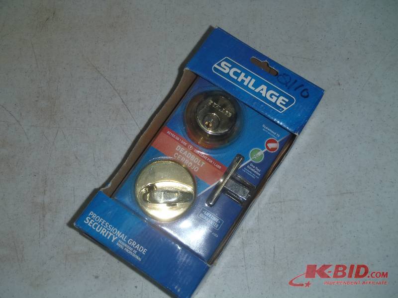 lot 338 image: Schlage Deadbolt