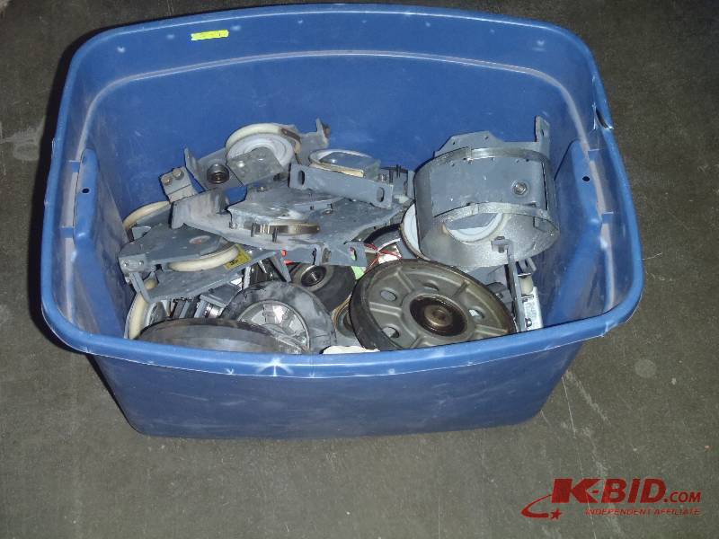 lot 359 image: Box of Elevator Rollers and Parts