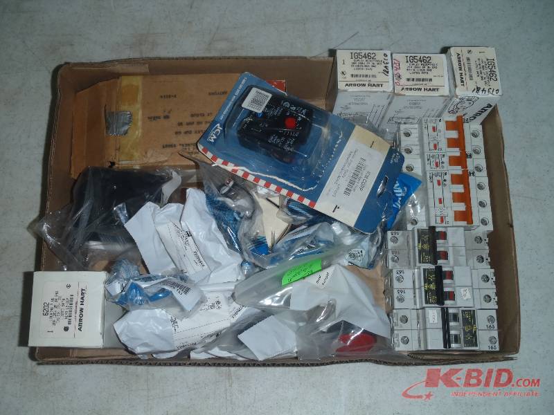 lot 360 image: Circuit Breakers, Receptacles, Misc. Electrical Items