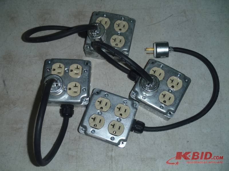 lot 404 image: 4-Way Electrical Plug Ins