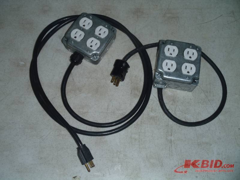 lot 405 image: 4-Way Electrical Plug Ins