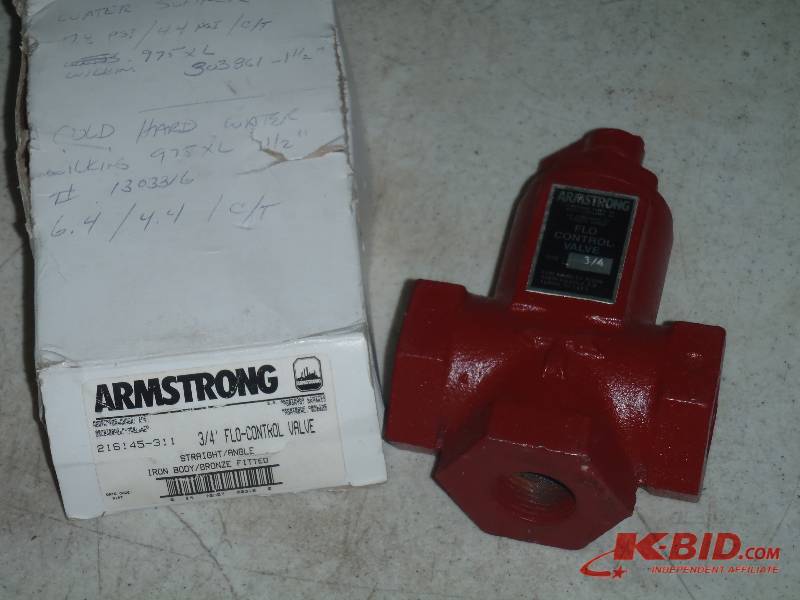 lot 408 image: Armstrong 34 Flo Control Valve