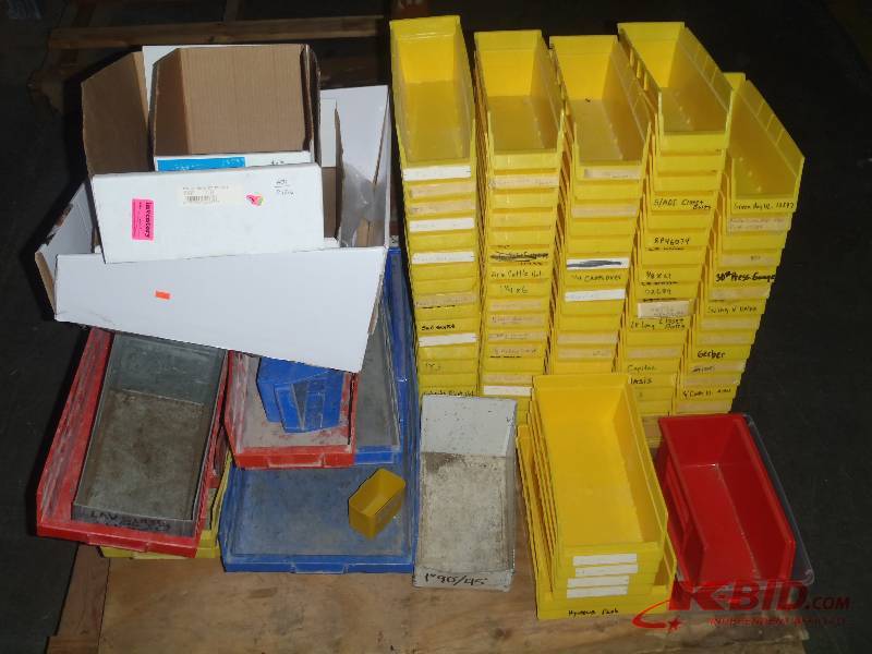 lot 413 image: Pallet of Parts Bins