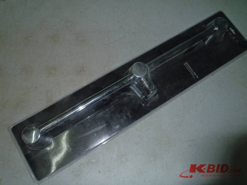 lot 199 image: Luxart LCSB-CP Chrome Contemporary Slide Bar