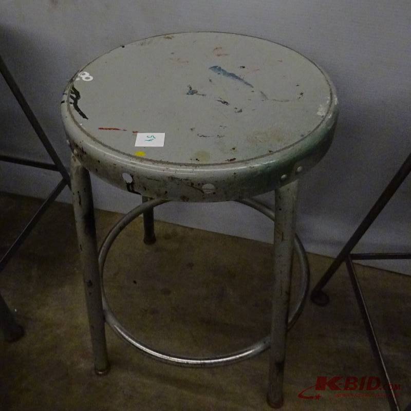 lot 54 image: Metal Shop Stool