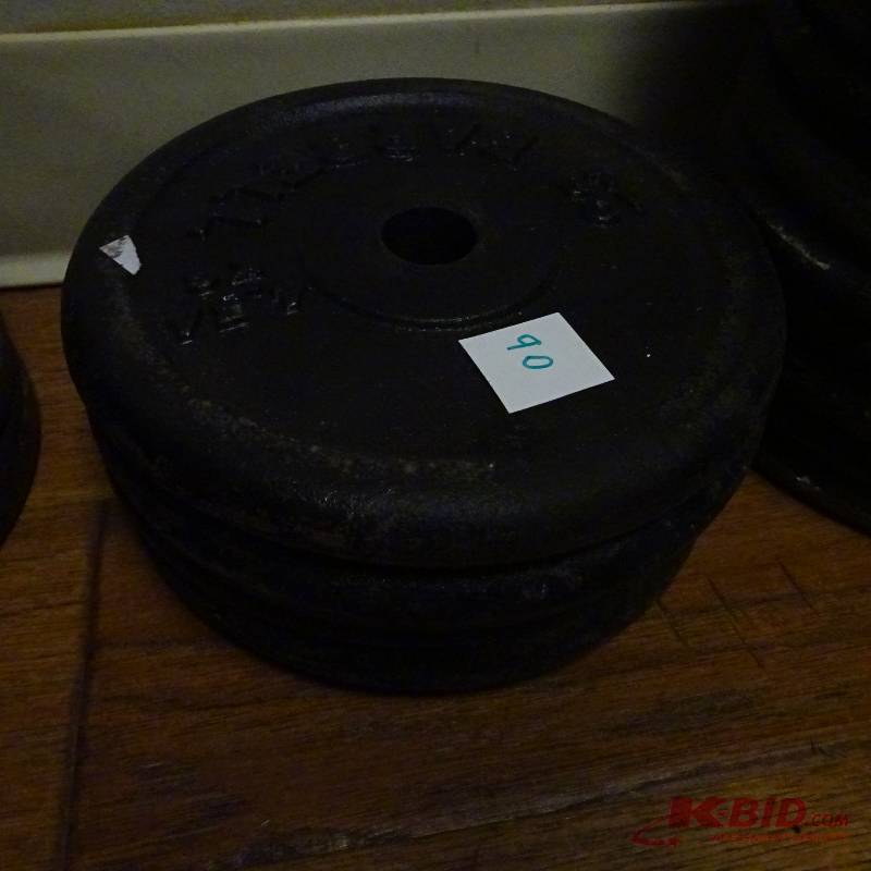 lot 90 image: Barbell Weights