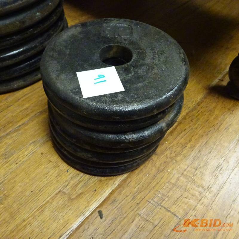 lot 91 image: Barbell Weights
