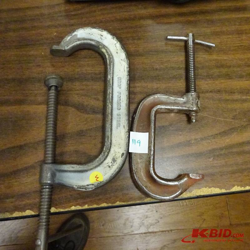 lot 119 image: C Clamps