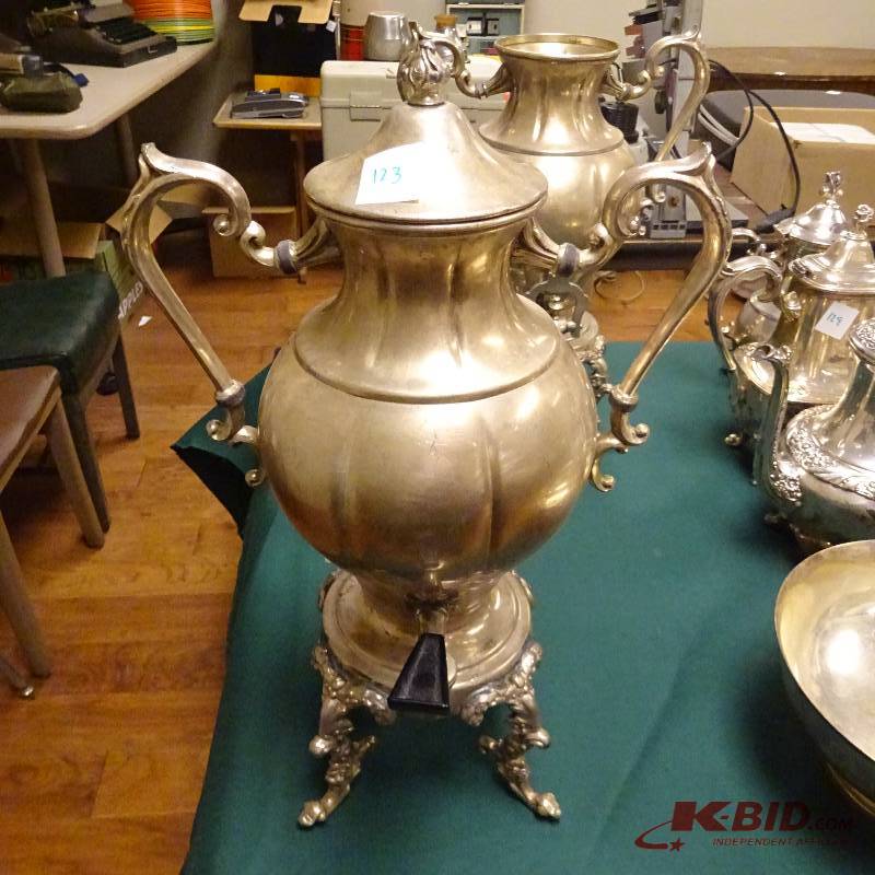 lot 123 image: Silver Coffee Server