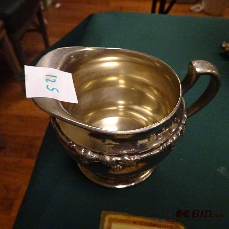 lot 125 image: Silver Creamer