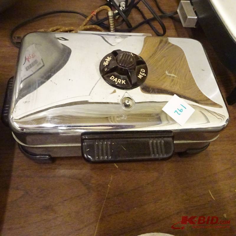 lot 192 image: Waffle Maker