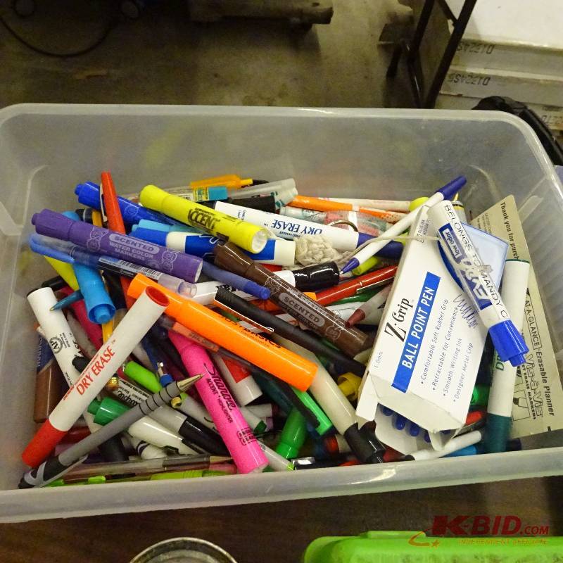 lot 232 image: Markers and Pens