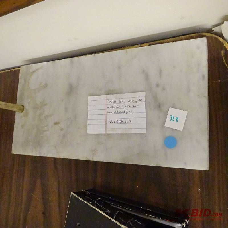 lot 338 image: Marble Base