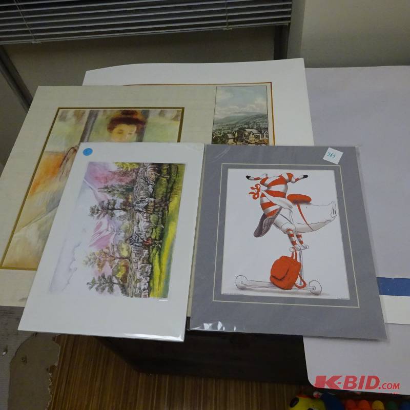 lot 365 image: Misc Prints