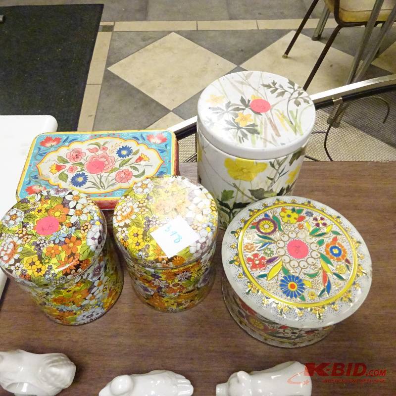 lot 398 image: Tins