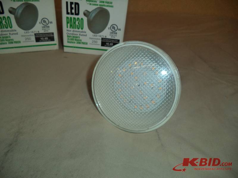 lot 4 image: 4W LED Par 30 Lights