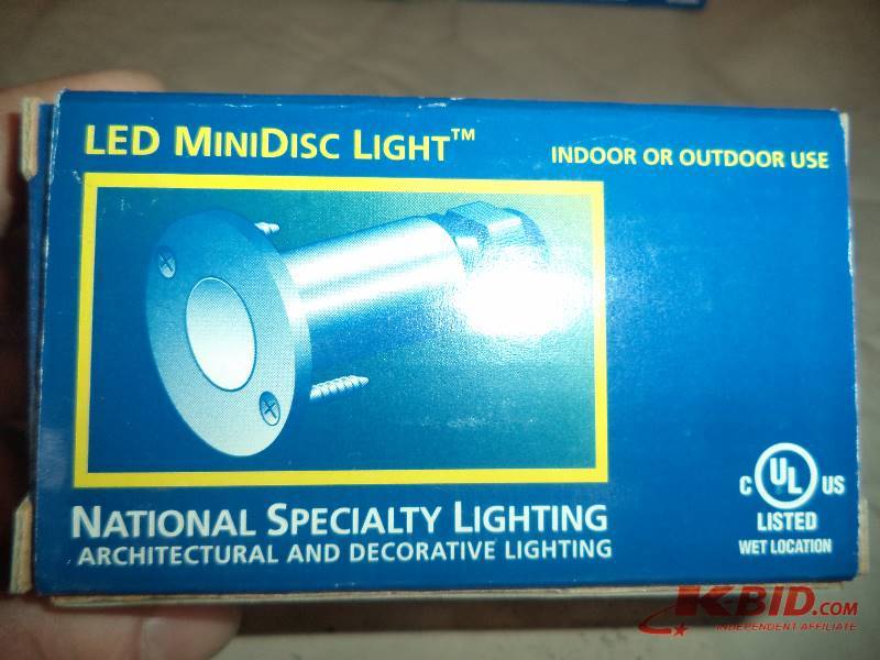 lot 5 image: LED Minidisk lights