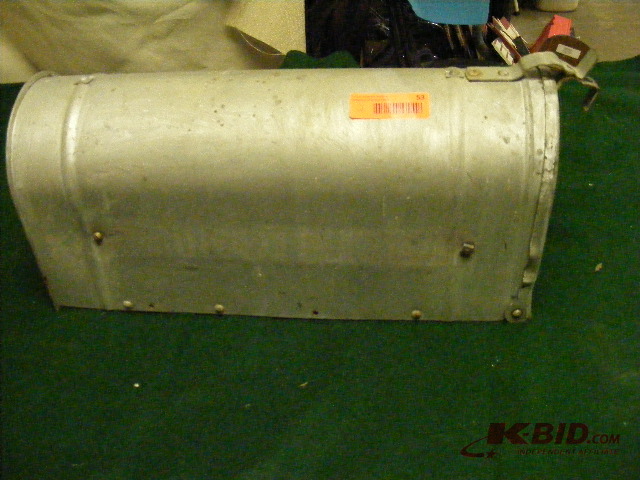 lot 53 image: Mail box & 3 license plates