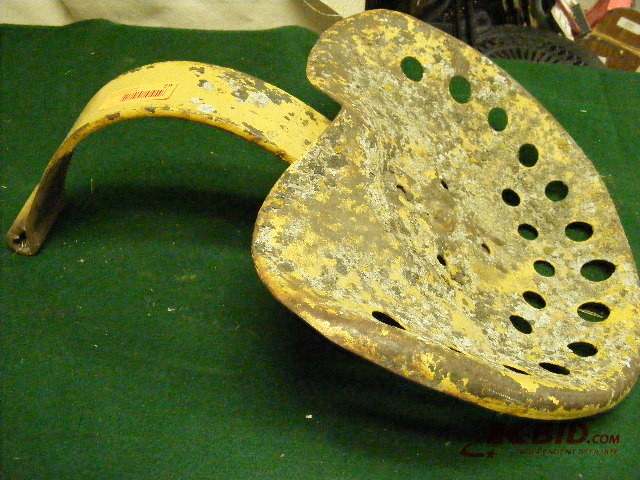 lot 59 image: Steel tractor Seat