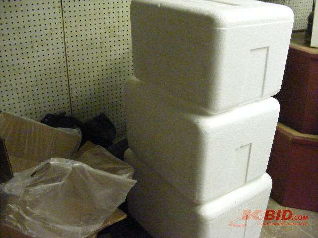 lot 76 image: 3 Styrofoam Coolers