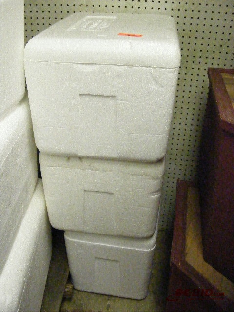 lot 77 image: 3 Styrofoam Coolers