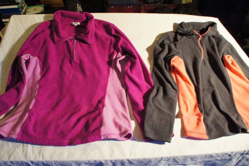 Teen - Old Navy PinkPurple Sweatshirt Lg & Old Navy GreyOrange Sweatshirt XS
