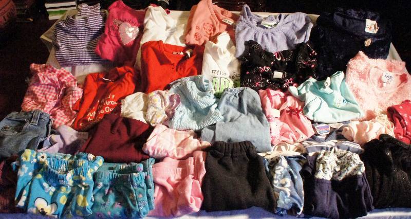 30  Pieces - Lot of Girls Clothes - Sizes 3T, 4T & 5