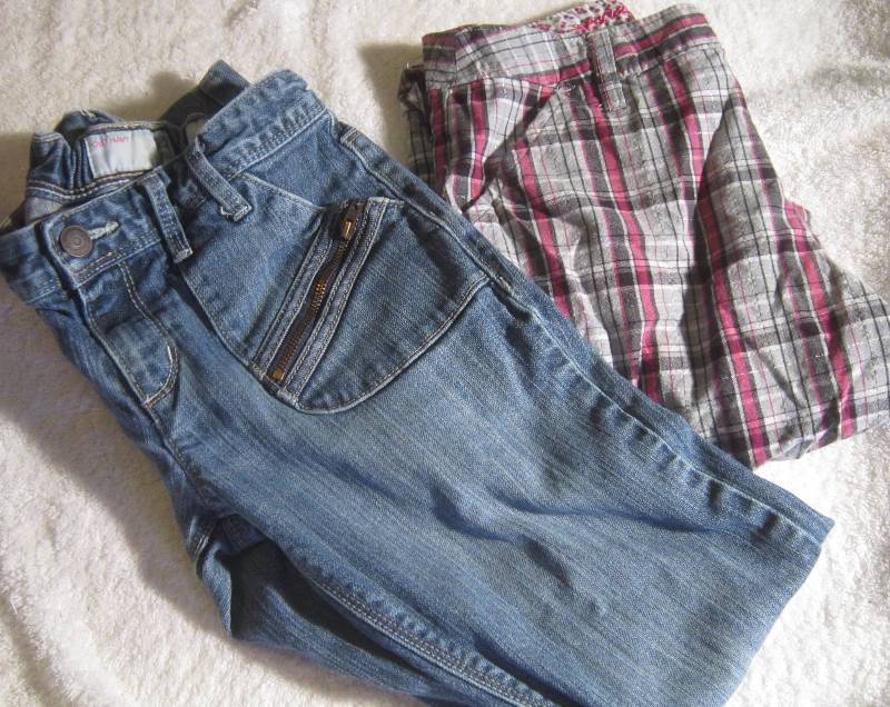 Old Navy Blue Jeans Size 12 and Arizona Jeans Shorts Size 12