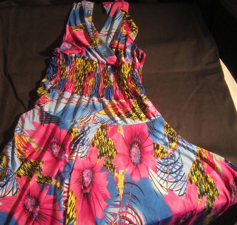 Teen - Halter Floral Dress