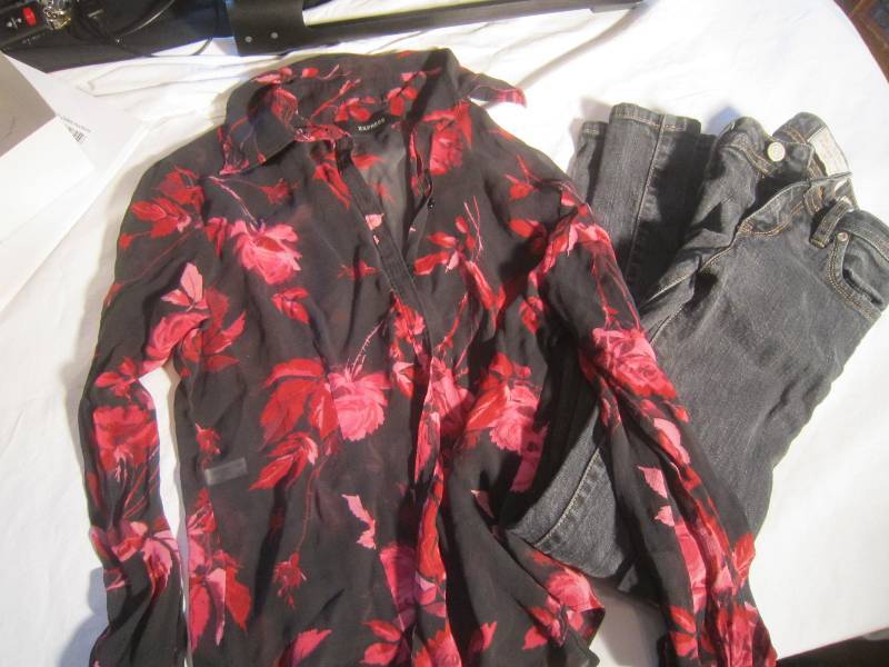 Teen - Abercrombie Jeans - Size 14 Slim & Purple Top Candies Large