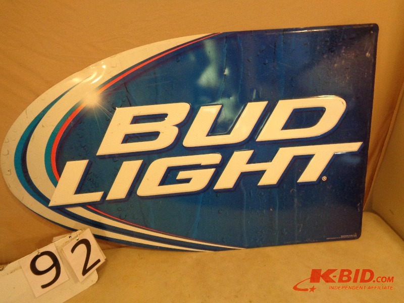 Metal Bud Light Sign