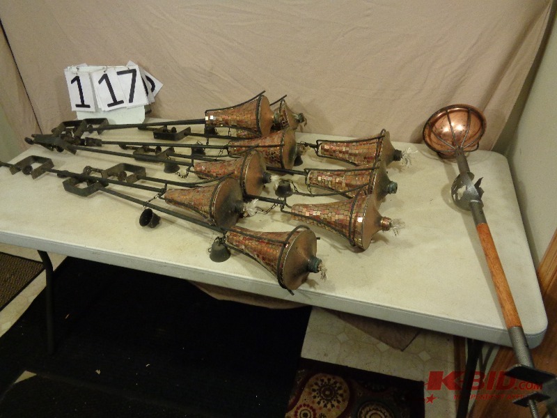 10 Clamp on Tiki Torches