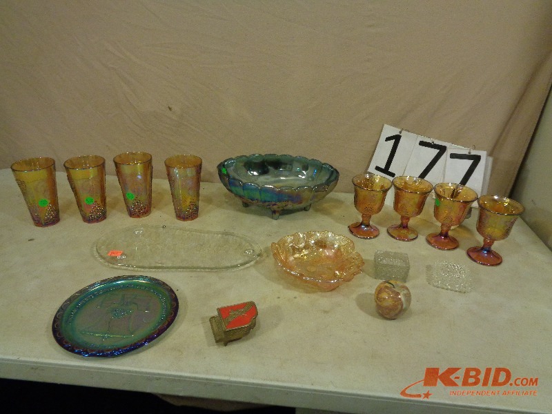 Carnival, Depression glass, and more