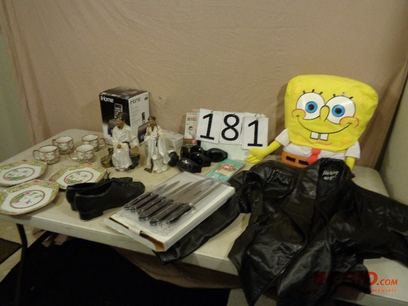 Tap shoes, knives, Ipod dock, decorations and more