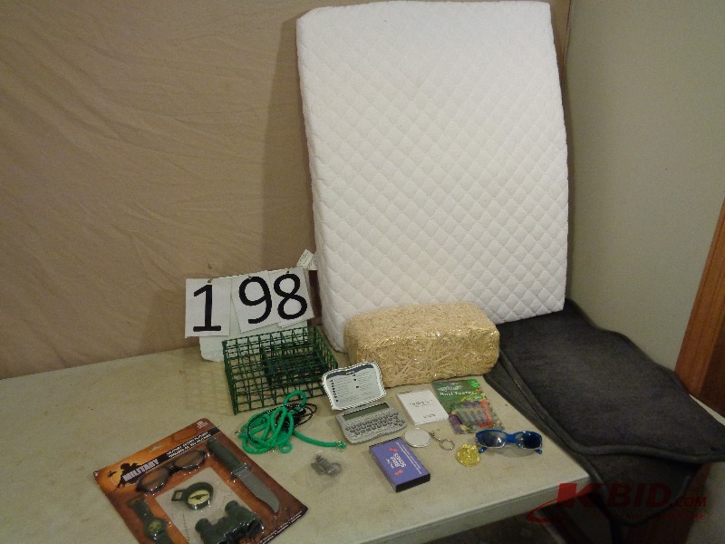 Floor Mats, Wedge Cushion, Bird Feeders, and More