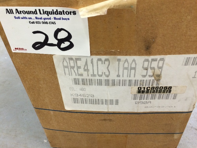 lot 28 image: Copeland Compressor ARE41C3-IAA-959, 115 volt, used in refrigeration  - Newold stock never used, Sealed