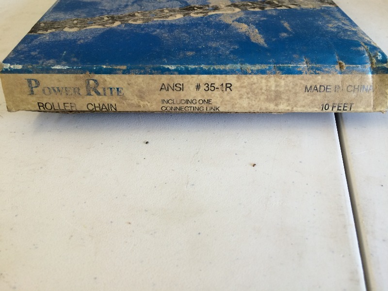 lot 47 image: Power Rite Roller Chain  ANSI  35-1R  New in Box