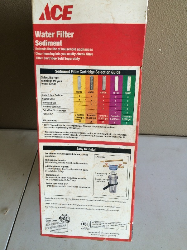 lot 53 image: Water Filter - New in Box