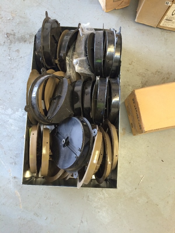 lot 54 image: 8 Round Diffuser Dampers  Lot of approx. 27 - But them all at your price