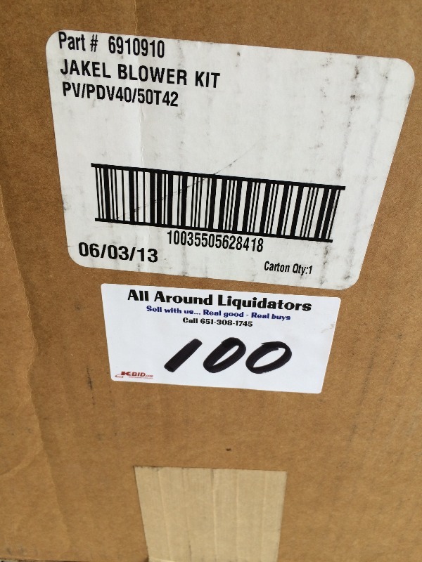 lot 100 image: Water Heater Exhaust Fan kit - New in Box