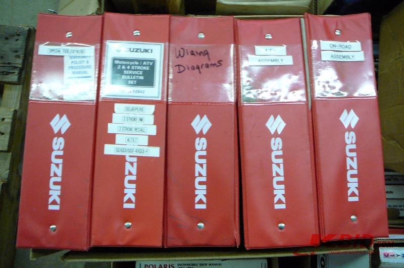 lot 66 image: Lot of Suzuki Manuals