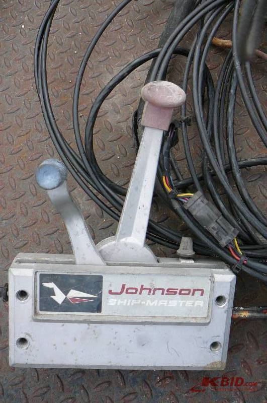 lot 184 image: Lot of Outboard cables and controls