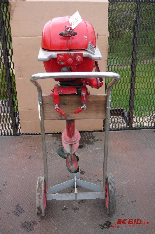 lot 186 image: Vintage Out Board Motor